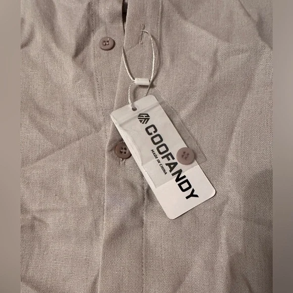 CooFandy Long Sleeve Button Down Shirt - NWT - Size XXL - Picture 7 of 11